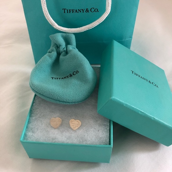 Tiffany & Co. Jewelry - AUTHENTIC Tiffany Heart Tag Earrings